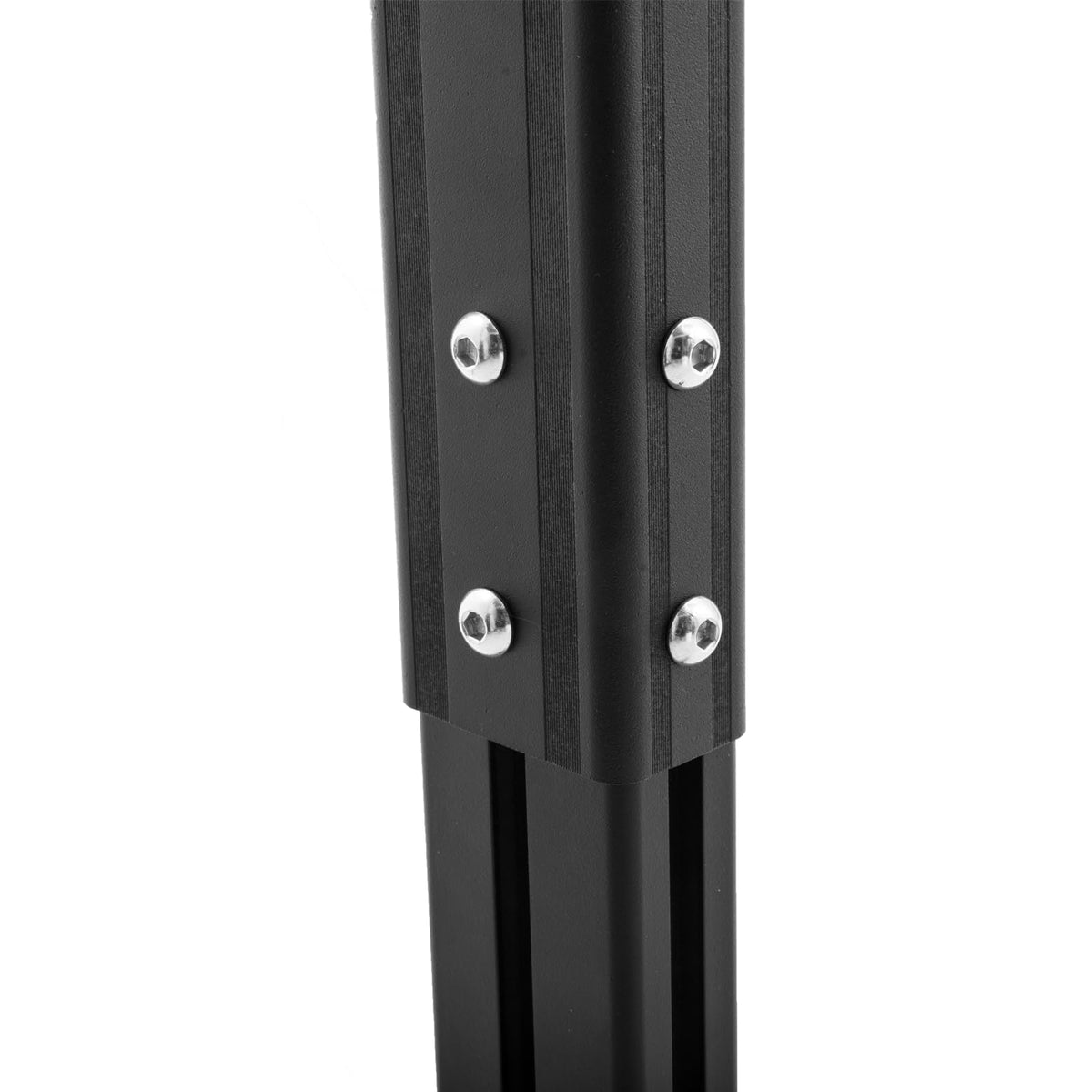 LMYYGOO Adjustable Truck Ladder Rack, Universal Trailer Rack - Width & Height Adjustable Aluminum Rack with 800LB Capacity & 2 Straps for Lumber, Ladders, Kayak