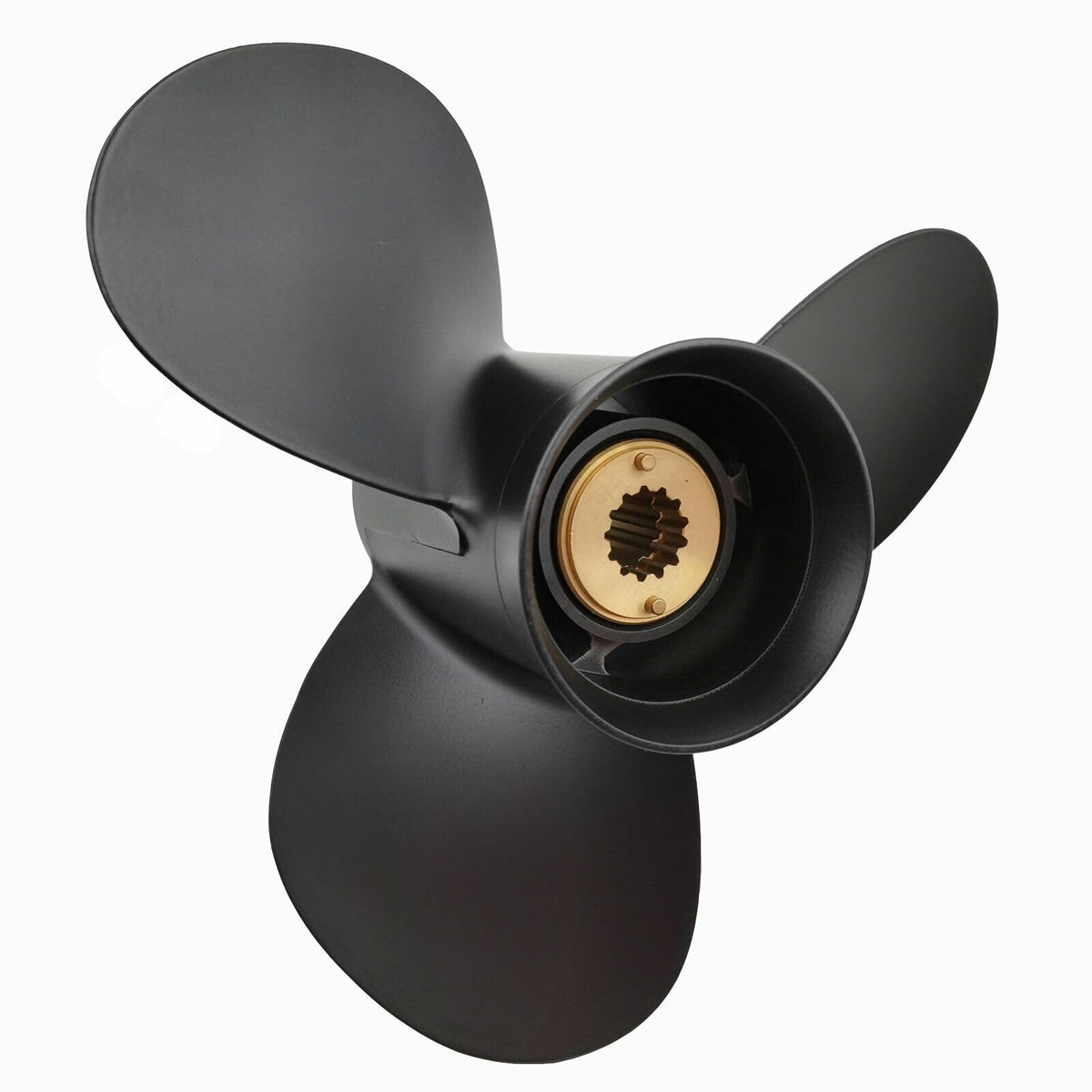 MARKGOO Propeller 10 5/8x12 Pitch RH 13 Spline Tooth with Hardware Nut Hub Kit for Mercury Mariner Outboard 25 30 35 40 45 50 55 60 70 HP HP Boat Motor Engine Parts Aluminum Prop 48-73134A45