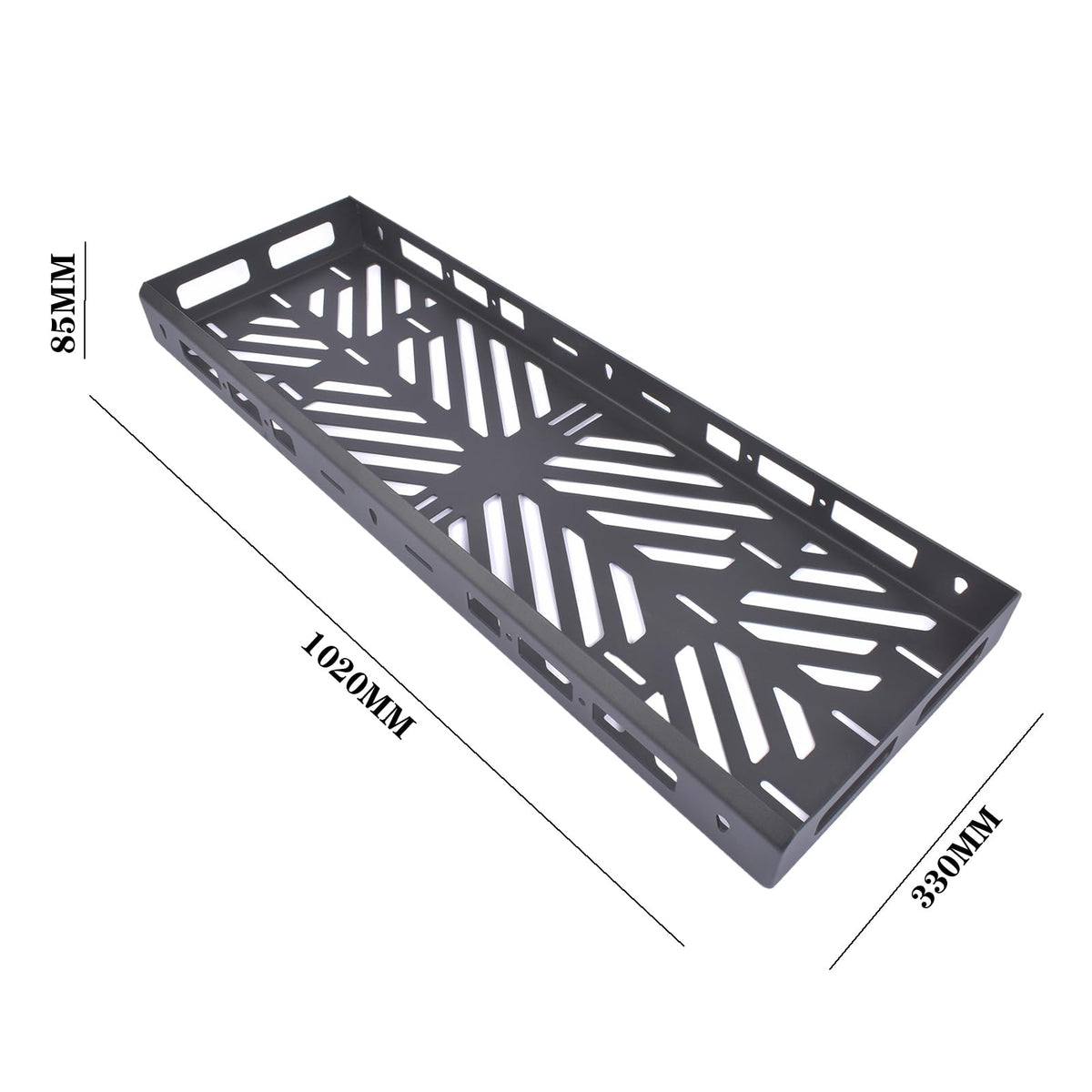 Getanye 32" - 40" Spare Tire Utility Cargo Basket Storage Tray Replacement for Jeep Wrangler JK JL TJ YJ CJ Ford Bronco SUV