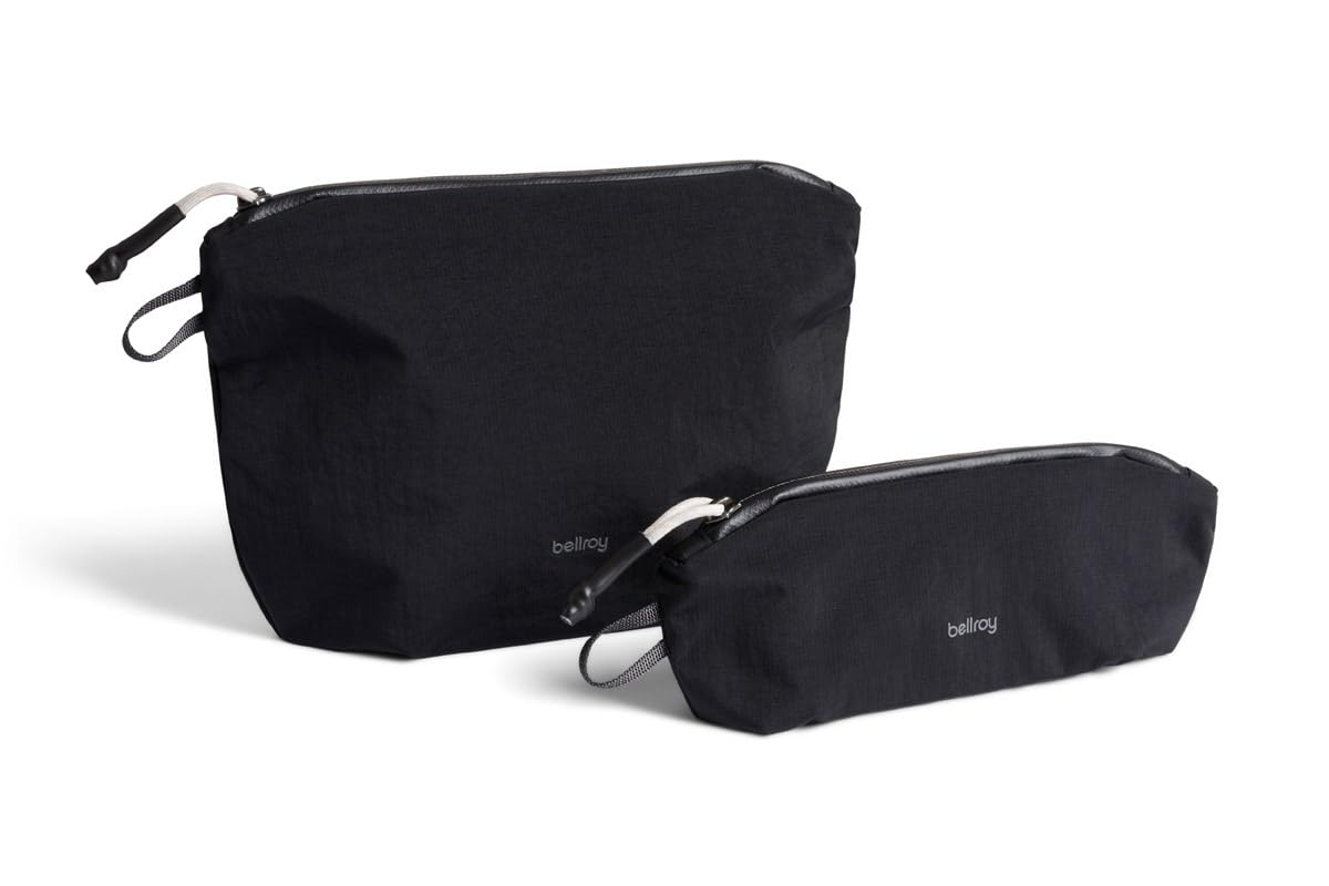 Bellroy Lite Pouch Duo (Lightweight Pencil case and Pouch) - Black