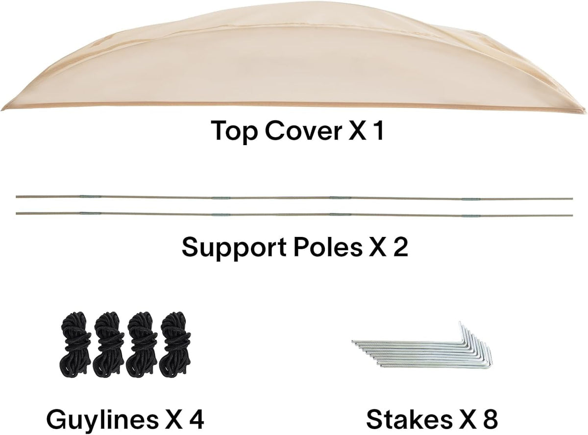 EighteenTek® Pop Up Weather Pod, Sport Pod with Attached Floor, 360° Clear View, UPF 50+ UV Protection, Waterproof All-Weather Instant Shelter for Sports Camping Fishing 70"x70"x63"H