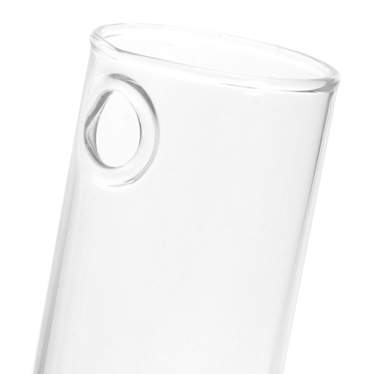 COHEALI Wall Hanging Glass Terrarium Vase with Adhesive Gel, Tall Hydroponic Planter for Indoor Plants, Modern Cylindrical Glass Flower Tube for Home Décor