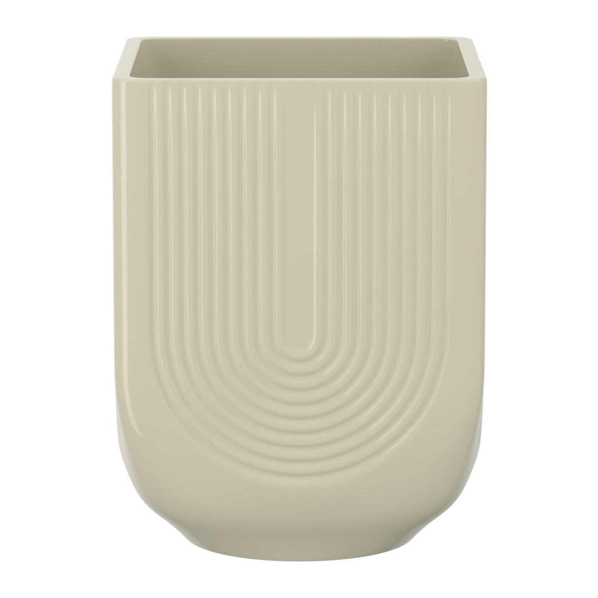XiHuaer Ceramic Planter, 6 Inch Plant Pot with Drainage Hole, Indoor Outdoor Planter Flower Pots, Ivory Pot for Plants