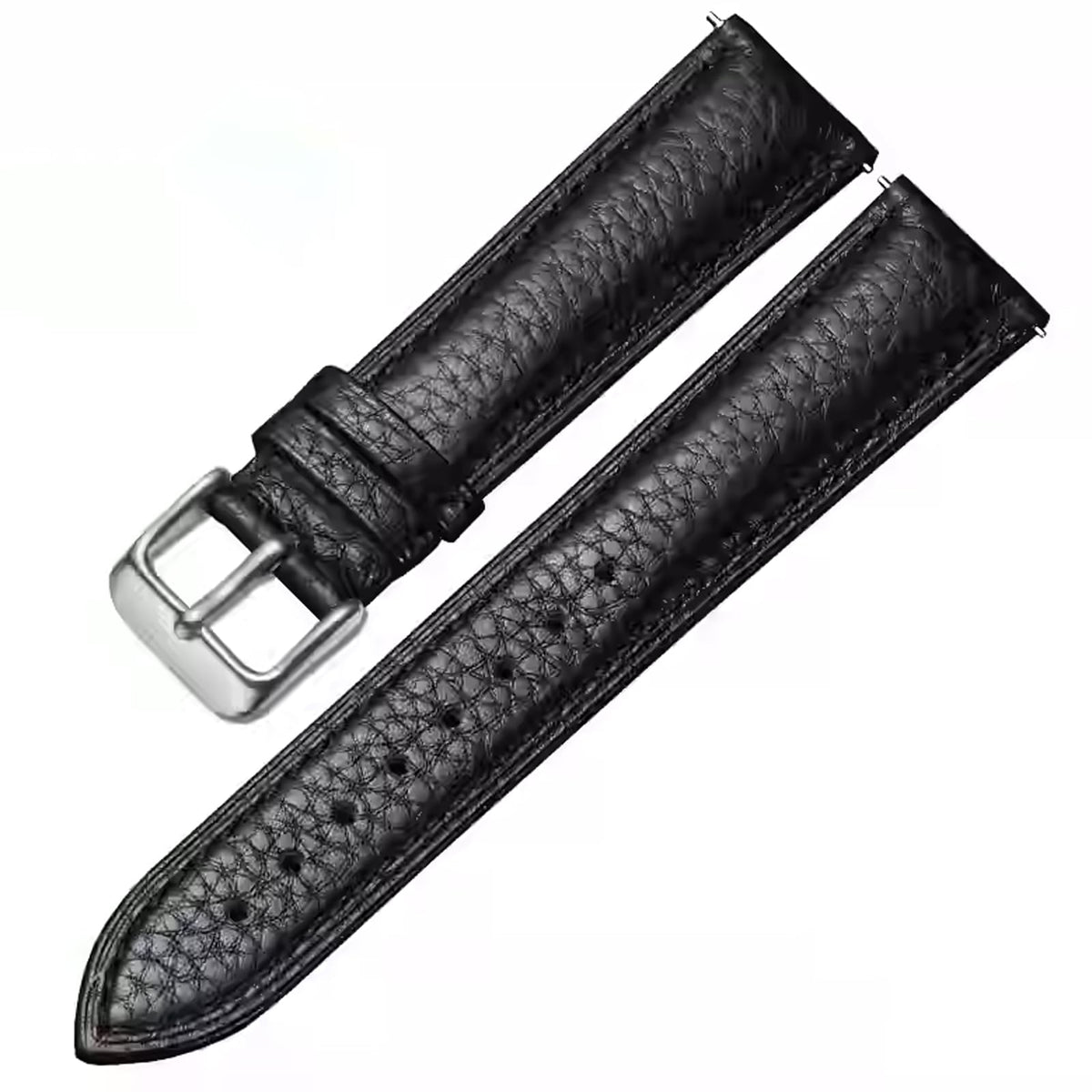 Aoeiwv Genuine Leather Watch Band Hand-Stitched Texture Padded Italian Leather Strap Quick Release 12mm 13mm 14mm 15mm 16mm 17mm 18mm 19mm 20mm 21mm 22mm 23mm 24mm Replacement Band for Women Men
