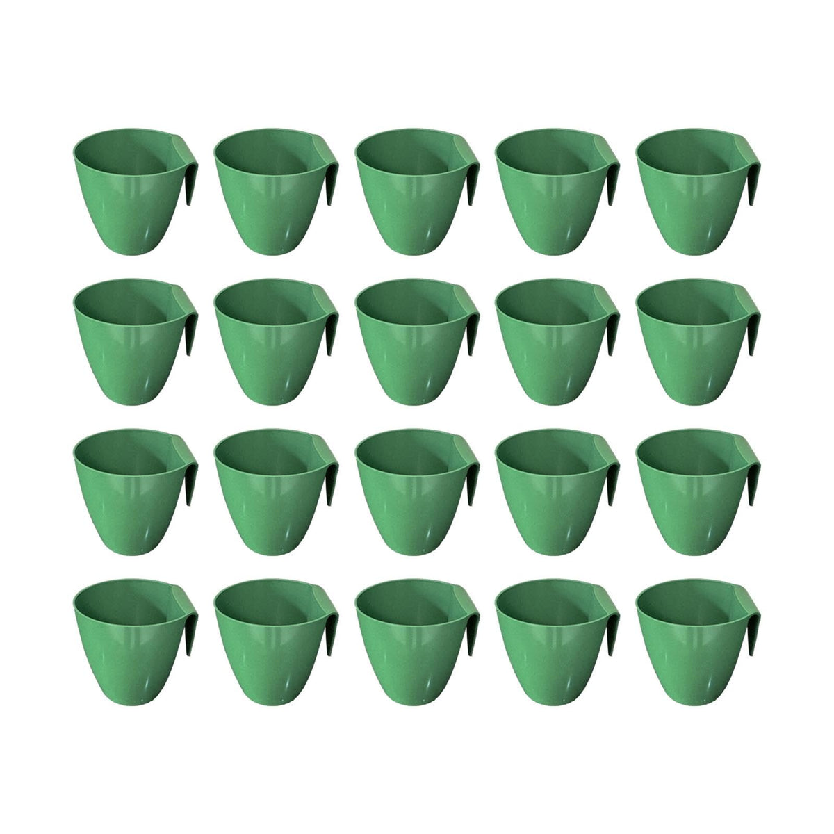 Qianly 20 Pieces Strawberry Propagation Cup Seedling Pot Versatile for Transplanting Tool Accessories Side Hanging, Size L