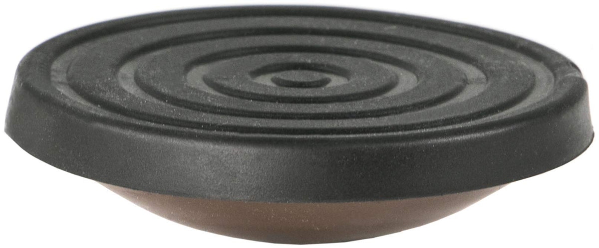 Allsop Home and Garden Pot Pads, Deck and Patio Protection with 3,000 lbs rating, discreet non-skid planter pad lifters / risers / feet / toes, (Cocoa, Set of four, 1-Count)