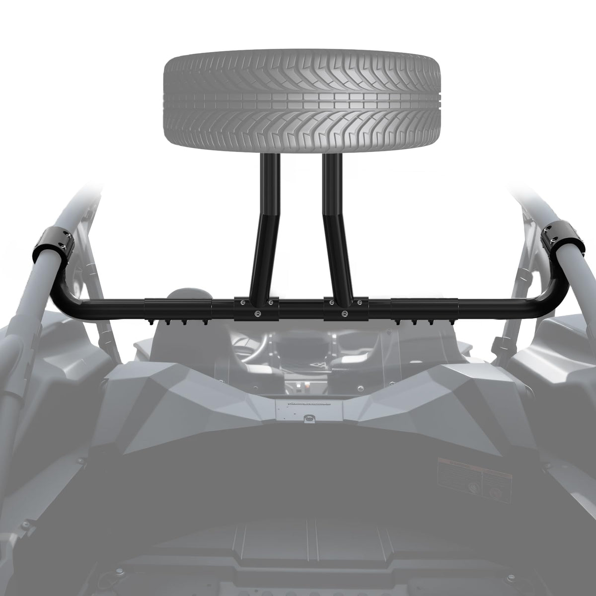 XATVXUTV Spare Tire Carrier for Kawasaki Teryx KRX 1000, Spare Tires Holder Rack Mount for Kawasaki Teryx KRX 1000 2020-2025 Accessories, Fits Up to 37" Tire, Powder-Coated Steel