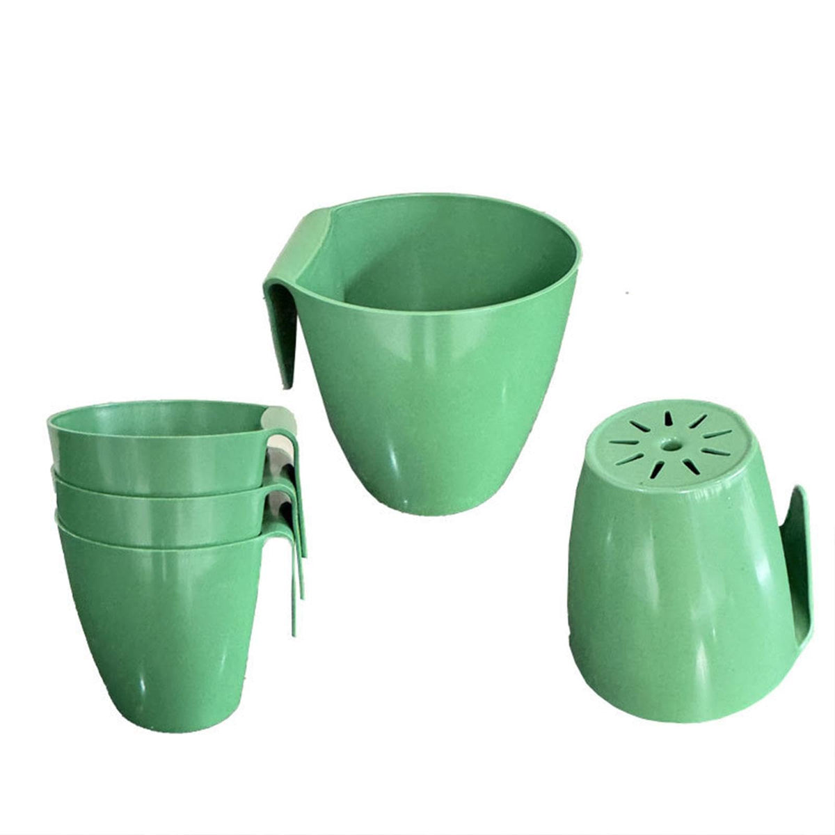 Qianly 20 Pieces Strawberry Propagation Cup Seedling Pot Versatile for Transplanting Tool Accessories Side Hanging, Size L