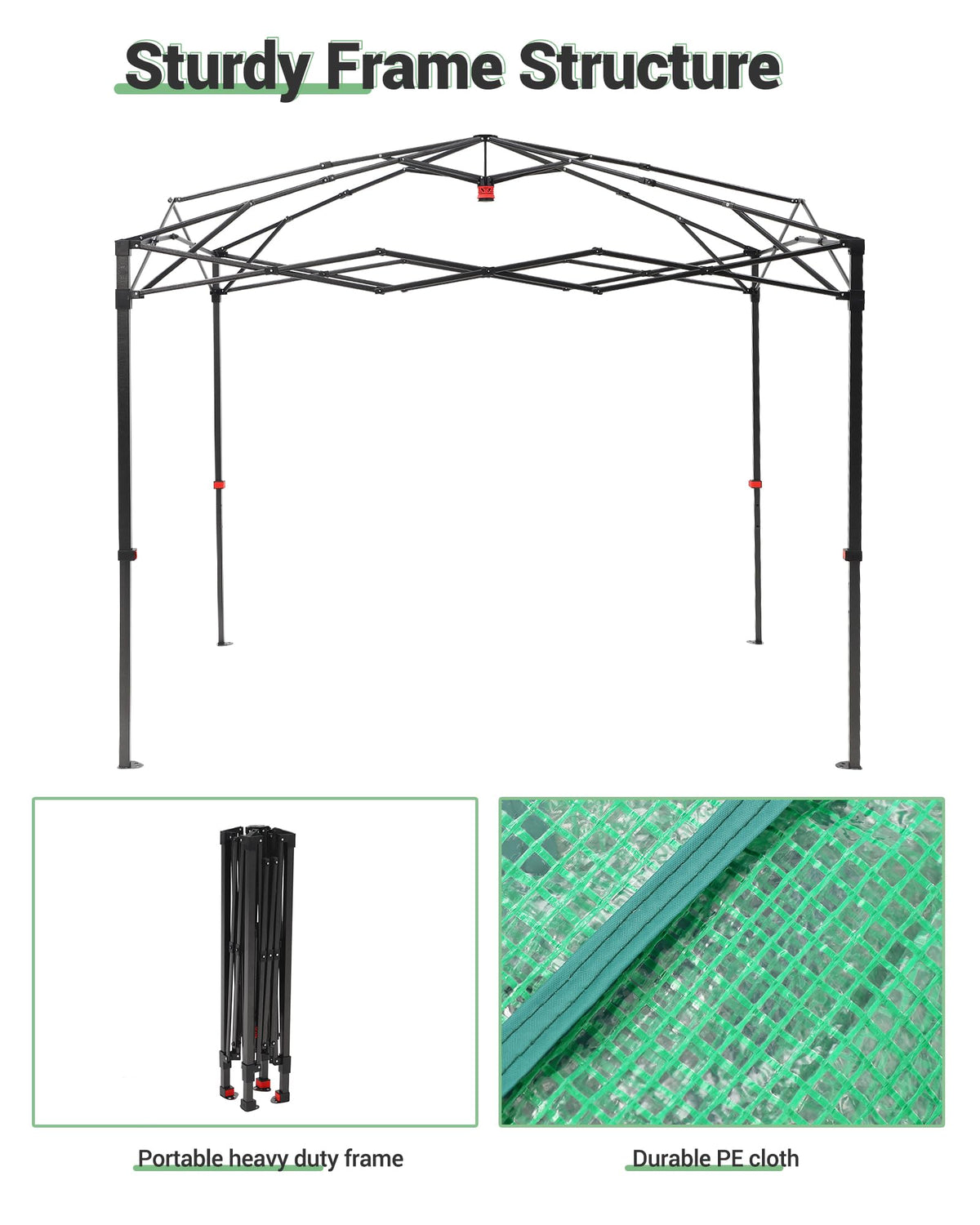 Hipicute Pop Up Greenhouse 8x6 FT,Portable Walk-in Indoor Outdoor Greenhouse for Garden Patio Backyard,Zippered Doors and Window,PE Cover,96x72 inch