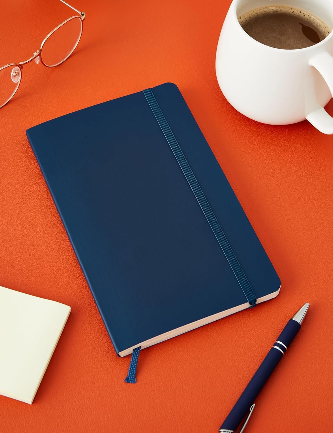 Moleskine Classic Notebook, Soft Cover, Large (5" x 8.25") Ruled/Lined, Sapphire Blue, 192 Pages