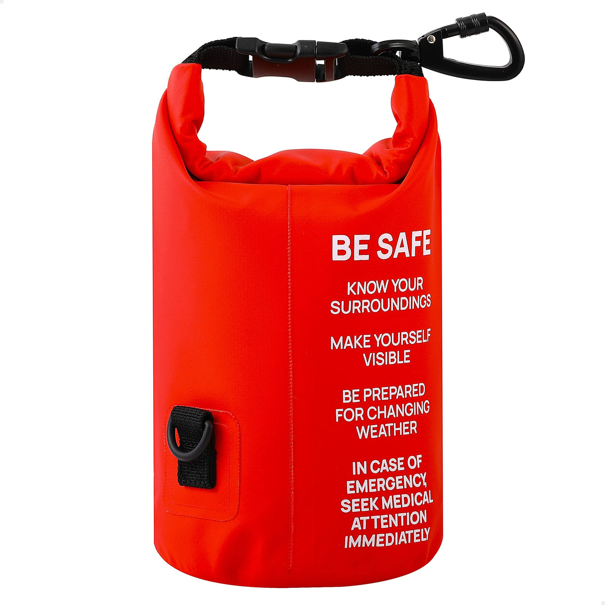 Breakwater Supply Waterproof Preparedness Pack, IP68 Submersible Airtight Backpack and Waterproof Marine First Aid Kit for Boating, Fishing, Kayaking (Fogland 25L Safari Tan Cordura)