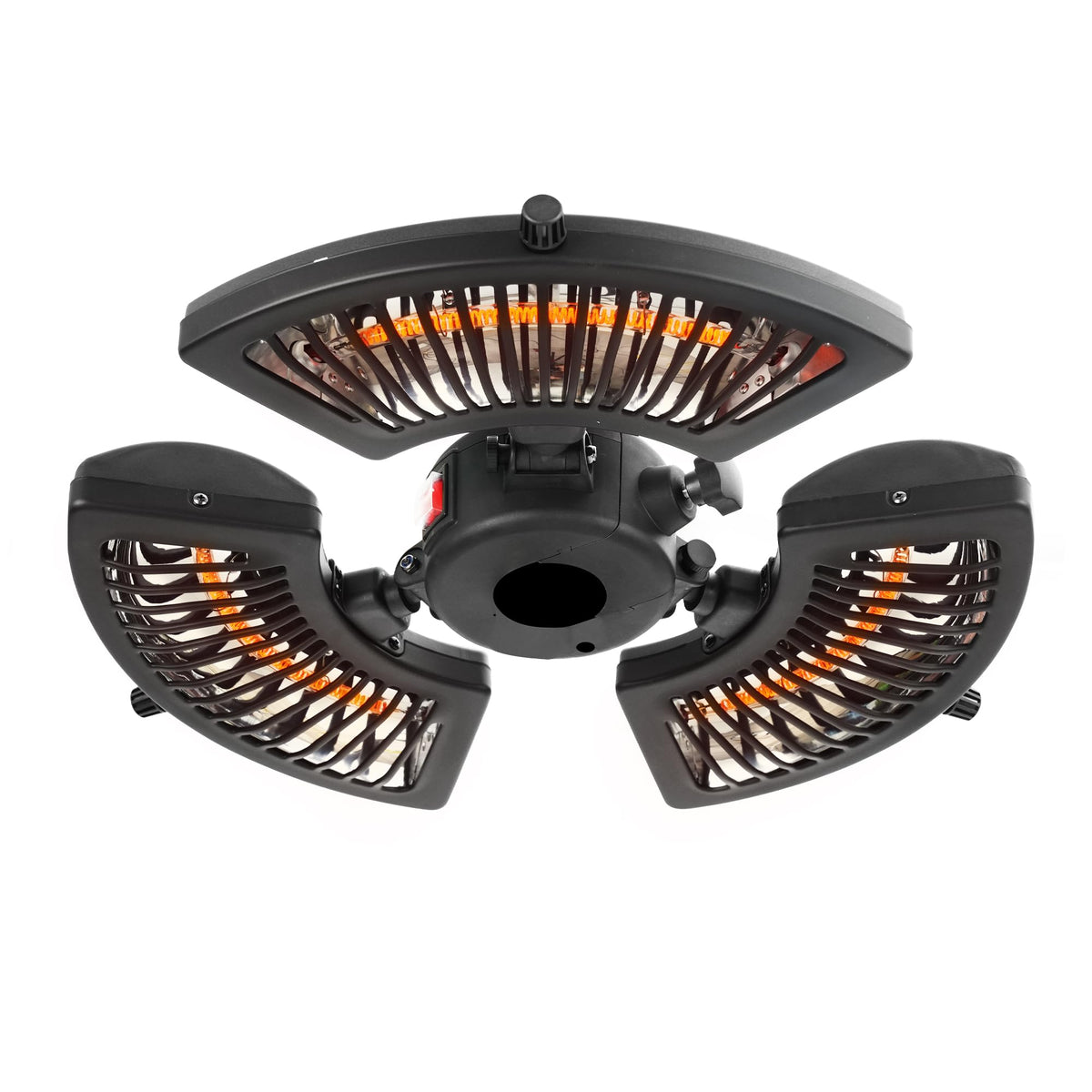Star Patio Outdoor Heater, Electric Parasol Heater, Umbrella Patio Heater with 3 Heat Levels, 1500W Instant Heating, Tip-Over & Overheat Protection, Infrared Patio Heater, ZHQ2027-P