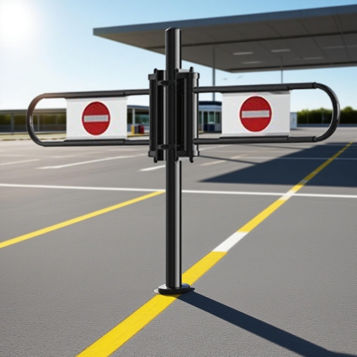 JIIPOREGJ Stainless Steel Supermarket Cashier Counter Safety Gateautomatic Closing Swing Door for Pedestrian Access | Black 100X100Cm 1-Way Entrance for Libraries Stores.Black-200X100Cmx6.3Cm/C