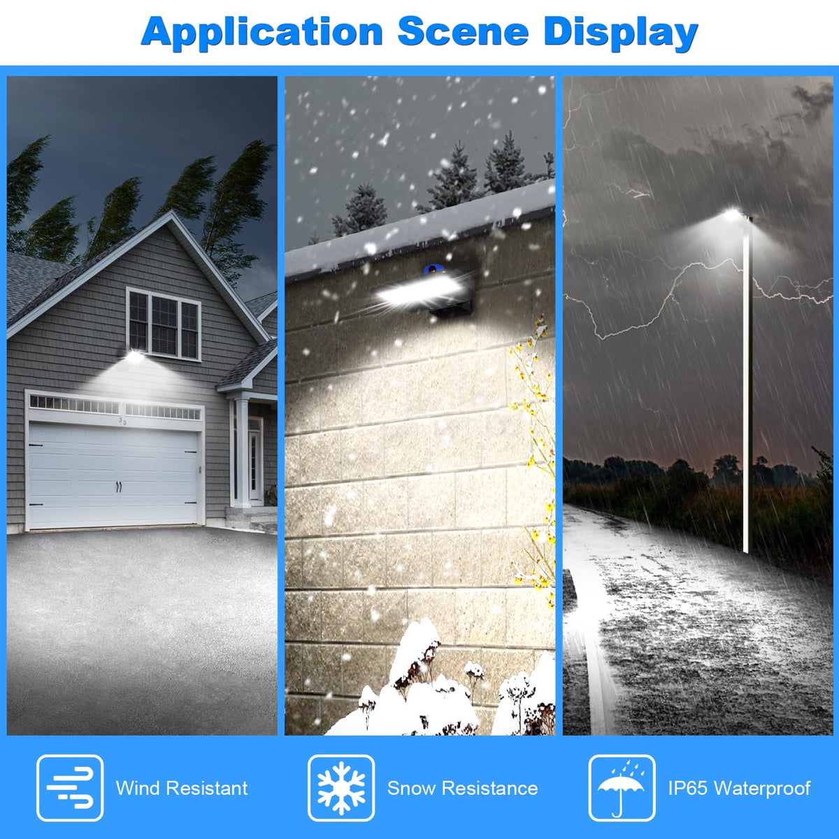 BIRITALO 22500lm LED Parking lot Light Trunnion Dusk to Dawn 150W LED FloodLights Outdoor Wall Mount Security Commercial 85-277V IP65 Waterproof 5000K Shoebox Barn Light for Yard,Street 3 Pack