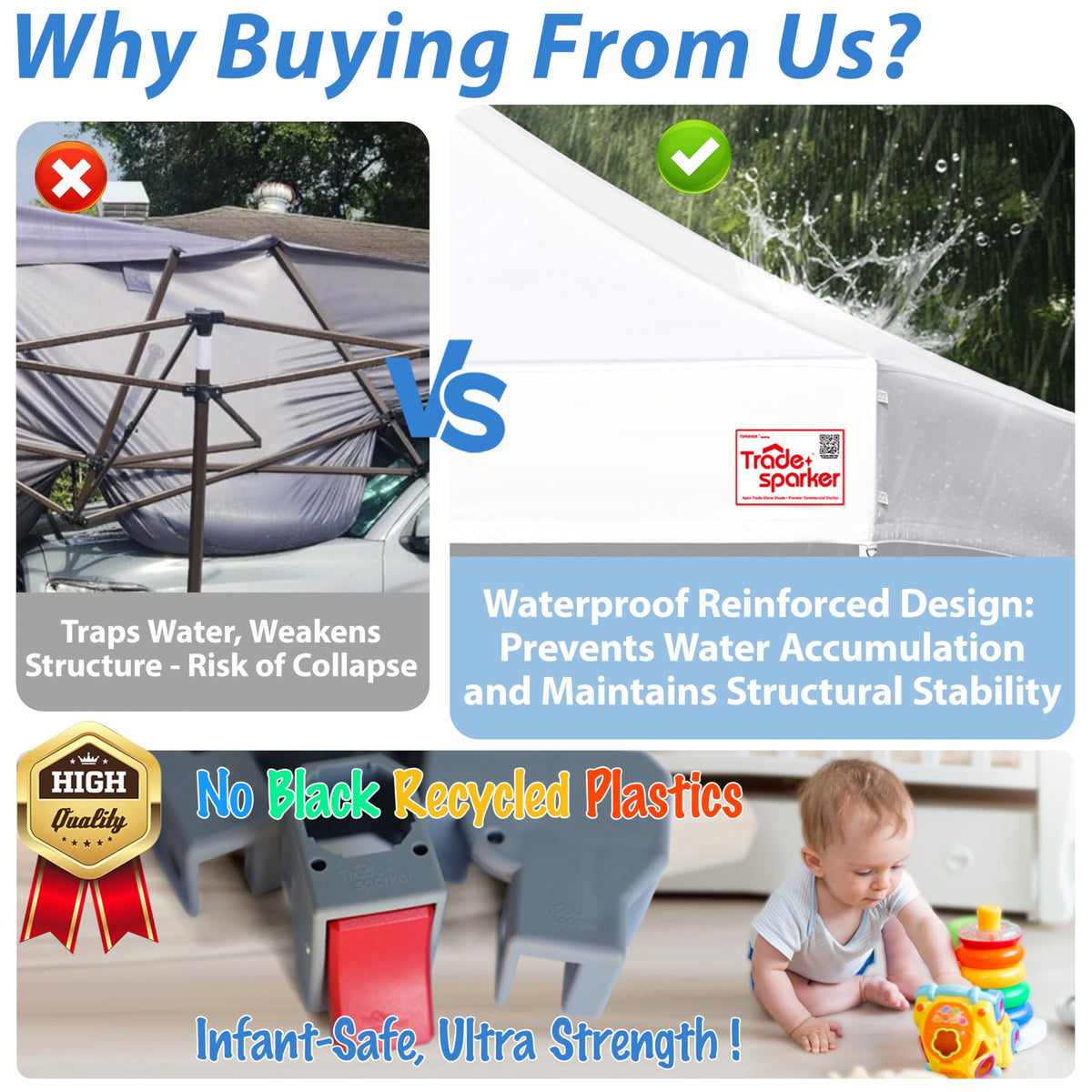 Tradesparker 10x10 Pop Up Canopy Tent,Commercial Movable Canopy with ApexCore LED&Rugged Casters-Instant Easy Setup Shelter Canopies with Weight Bags&Stakes for Outdoor Events Markets,Burgundy